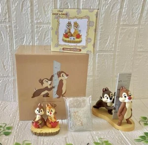  Disney Chip & Dale niedliche 3-teilige Setfigur, Spiegel, neu direkt aus JAPAN  - Bild 1 von 9