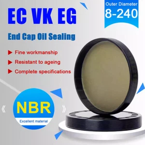 EC VK EG Nitrilkautschuk Endkappe Stopfen Dichtung Untersetzung Getriebeöldichtung OD 8-240mm - Bild 1 von 12