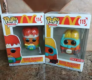 2 x Funko POP! AD Icons - McDonald's Tennis McNugget #114 - Scuba McNugget #115 - Bild 1 von 8