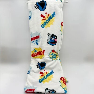 Cobertor Sesame Street Throw Elmo Cookie Monster Grover Ernie Big Bird - Imagem 1 de 4