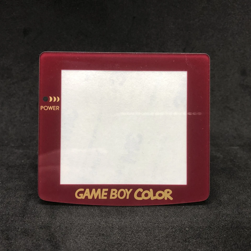Nintendo Game Boy Color Red & Gold Glass Screen Lens Q5 IPS 15% Larger Display - Image 1 of 1