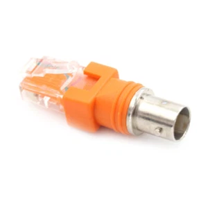 BNC Female to RJ45 Male Coaxial Barrel Coupler Adapter RJ45 to RF Connecto;; _yi - Zdjęcie 1 z 6