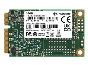 32GB Transcend mSATA SSD MSA372M Series SATA3 MLC Industrial-Level Performance - Picture 1 of 1