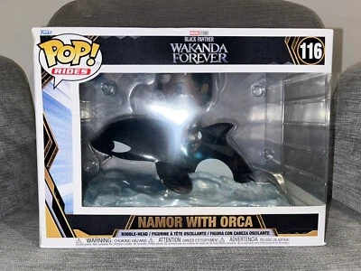 Funko Pop Ride - Black Panther 2: Wakanda Forever Namor with Orca (DAMAGED BOX) - image 1 of 4