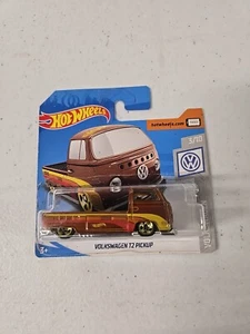 HOT WHEELS VW VOLKSWAGEN T2 PICKUP TRUCK 3/10 BROWN - Picture 1 of 1