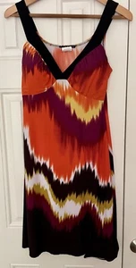Beach Vacation Padded Summer Dress Size Small No Bra Needed - Picture 1 of 6