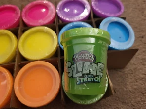 12 Stück Play-Doh Slime Super Stretch 6 Farben x je 2 NEU!! - Bild 1 von 5
