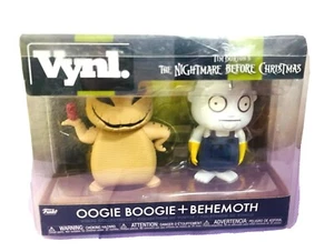 Disney Funko Vynl Oogie Boogie + Behemoth Vinyl Figures Nightmare Before Xmas - Picture 1 of 9