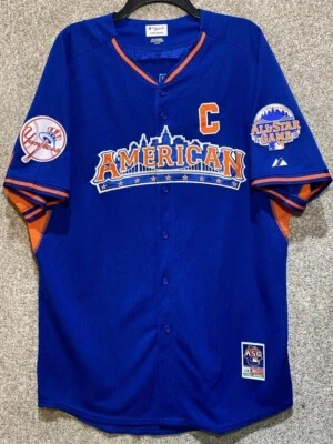 Camiseta deportiva Majestic auténtica para hombre 48 Yankees American All-Star Game Robinson Cano Foto 1 de 4