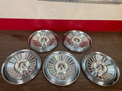 Ford Fairlane 1957 14" tapacubos juego de 5 5/23 Foto 1 de 4