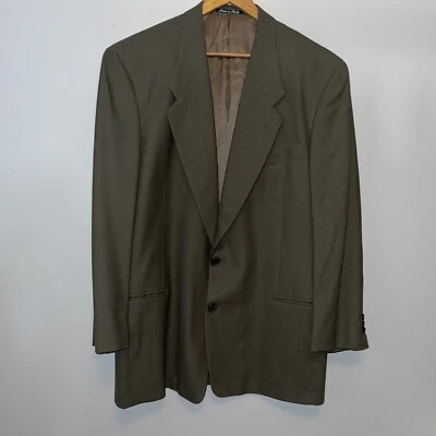 Blazer Abrigo Deportivo Giorgio Armani Le Collezioni 41L Beige Marrón Espiga Foto 1 de 4