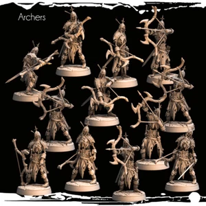 Dungeons & Dragons NPC Enemy Playable Character - Skeleton Army Archer - Picture 1 of 29