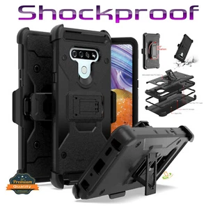 For Samsung GALAXY A21 Kickstand Belt Clip Holster Case Heavy Duty Hybrid Cover - Picture 1 of 12