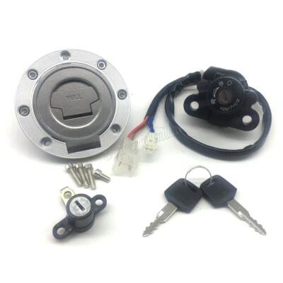 Para Yamaha YZF-R1 1998-03 R6 1999-05 interruptor de ignição tampa de gás combustível conjunto de trava de assento - Imagem 1 de 4