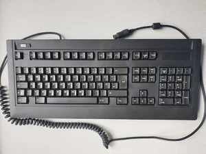 BOSS/Fujitsu Vintage Tastatur Keyboard FKB4810-103 FKB4800 Series Schwarz - Bild 1 von 8