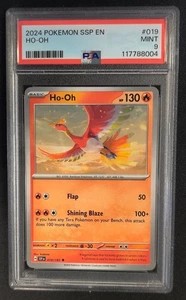 PSA 9 MINT Ho-Oh 019/191 SSP Surging Sparks Uncommon Pokemon Graded Card - Bild 1 von 2