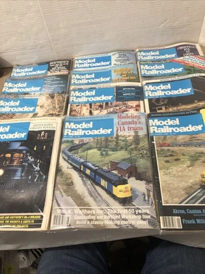 1982 MODEL RAILROADER MAGAZINE (12) ISSUES COMPLETE YEAR VTG Wrapped Separately - Image 1 of 4