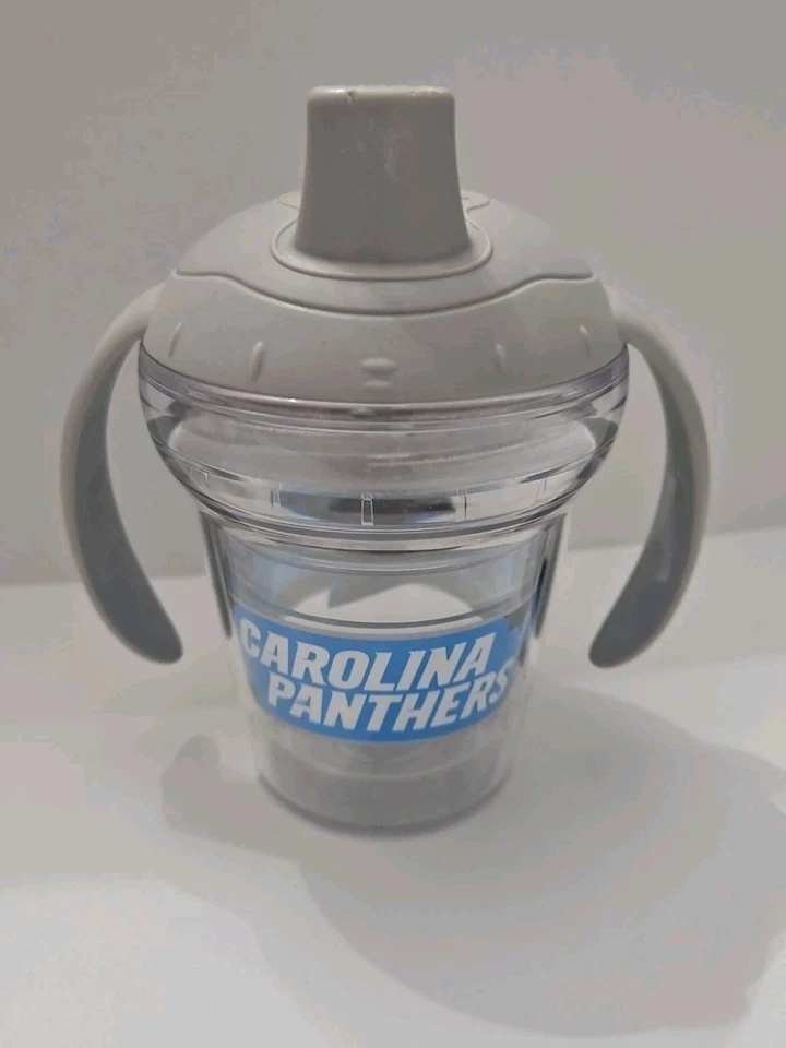 My First Tervis Carolina Panthers Sippy Cup Tumbler 6oz Clear  Made In USA - Image 1 of 4
