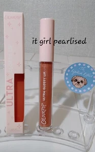 Colourpop : Ultra Glossy Lip Gloss # It Girl Pearlised ( Golden Nude) - Picture 1 of 4