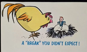 Kellogg's Cereal 1960's Executive Letterhead Stationary Chicken Egg Break Humor - Picture 1 of 2