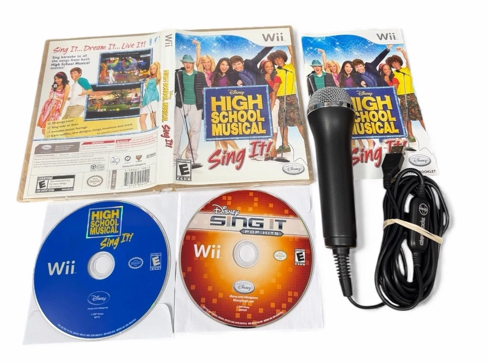 Disney Sing It 2 Juego Paquete Nintendo Wii Con Micrófono Foto 1 de 1