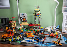 LEGO Island Xtreme LOT of 7 Sets USED SEE DESC 6740 6739 6738 6737 6736 6735