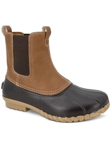 JBU BY JAMBU Mens Brown Goring Cushioned Milton Round Toe Duck Boots 8 M - Picture 1 of 4