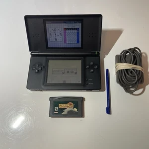 Nintendo DS Lite For Parts Handheld System - Black (USG-001) Handheld Golden Sun - Picture 1 of 9