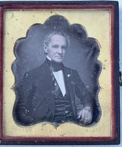 Getöntes 1/6 Daguerreotypie Foto von Henry Pollock aus Baltimore von Gentleman - Bild 1 von 11