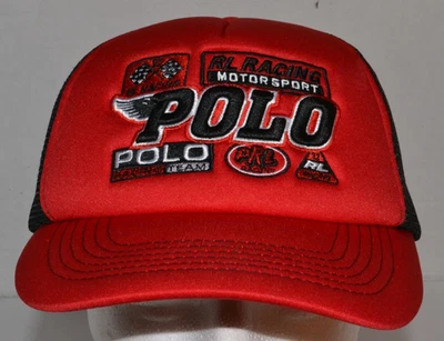 Polo Ralph Lauren RL Motor Sport Polo Hat New W Tag Rare Promo Trucker Hat - Image 1 of 4