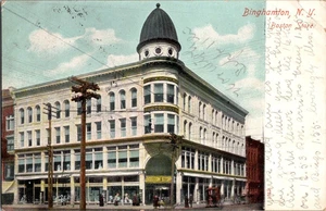 Binghamton NY Boston Store 1907 Postkarte A123 - Bild 1 von 2