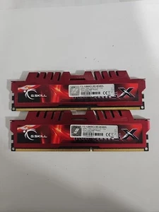 G.SKILL RIPJAWS X F3-12800CL9D-8GBXL 4Gx2 DDR3-1600 Intel XMP RAM MemoryKit-Good - Picture 1 of 2