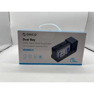 ORICO Dual Bay SATA Hard Drive Duplicator 6528US3C USB 3.0 Tool Free Clone - Picture 1 of 9