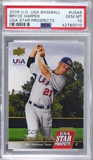 2009 Upper Deck Signature Stars USA Star Prospects Bryce Harper PSA 10 GEM MT