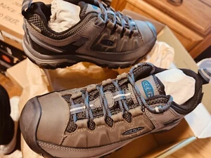Zapatos para hombre KEEN TARGHEE III WP Talla: 7,5 M Color: acero gris/azul cuero/Tex - Imagen 1 de 7