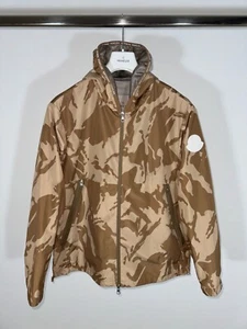 Moncler Jacket Chardon Size 4 (XL) Tan/Brown Camo - Picture 1 of 12