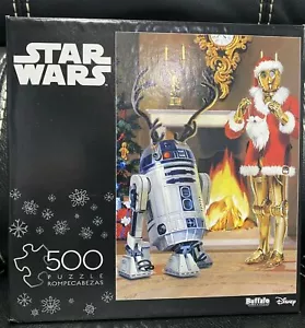 Neu versiegelt Disney Buffalo Puzzle 500 Teile Star Wars Weihnachten C-3PO R2-D2 - Bild 1 von 1