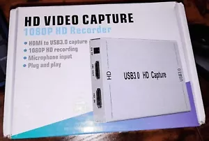 New 4K 60Hz Video Capture Card, HDMI to USB3.0 Live Camera, Game System Capture - Picture 1 of 7