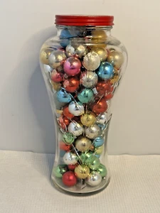 GRAND UNION TEA COMPANY Glass 11" Tall Bottle/Candy Jar/Vase Christmas - Picture 1 of 3