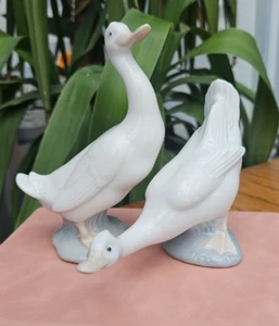 LLADRO NAO PORZELLAN ENTEN GÄNSE FIGUREN #535 & #555 NICHT MEHR PRODUZIERT SAMMLERSTÜCKE - Bild 1 von 13