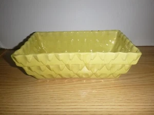 Cookson American Art Pottery USA Yellow Rectangular Planter Box - Picture 1 of 9
