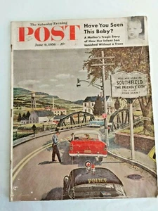 Saturday Evening Post June 9 1956 Southfield "The Friendly City"   #16561 - Picture 1 of 7
