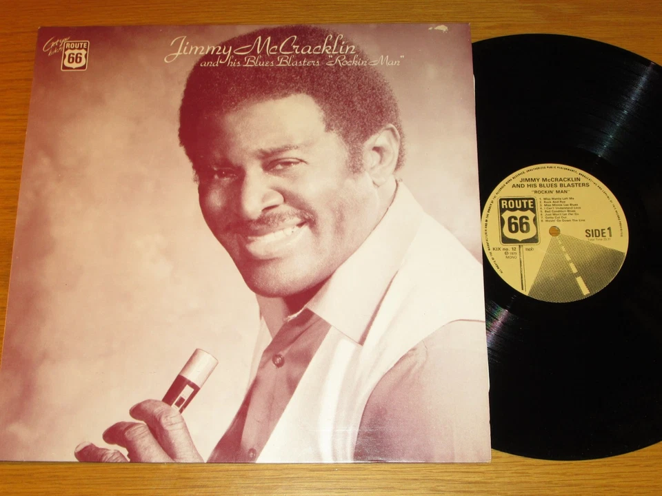 LOT of 2 IMPORT BLUES LPs - JIMMY McCRACKLIN - ROUTE 66 KIX-12 & KIX-29 - Image 1 of 4