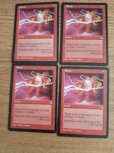 MTG 4 x Shock - Stronghold - Picture 1 of 2