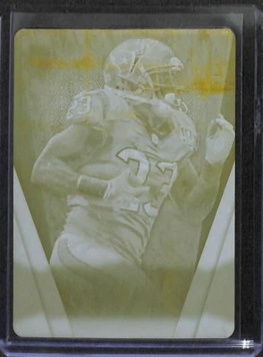 2012 Topps Supreme Football Yellow Printing Plate #30 Arian Foster No 1 of 1 - Image 1 of 2