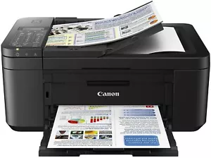 Impresora de inyección de tinta inalámbrica todo en uno Canon PIXMA TR4527, escaneo, copia y fax - Black™ - Imagen 1 de 17