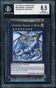 BGS 8.5 NM-MT+ 2015 Yu-Gi-Oh! World Superstars - Legendary Dragon of White SCR - Picture 1 of 2
