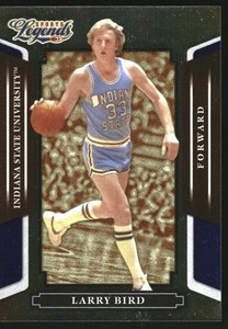 2008 Donruss Sports Legends Mirror Blue #3 Larry Bird /100