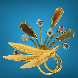 Brosche Dreiklang rot - Bild 1 von 9