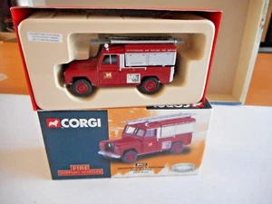 Corgi Fire Support Vehicles 07417 Land Rover Leic & Rutland Fire 1:43 +Ltd E+box - Picture 1 of 12